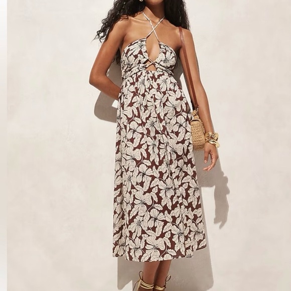 NWT J Crew Floral Print Dress - Picture 1 of 4